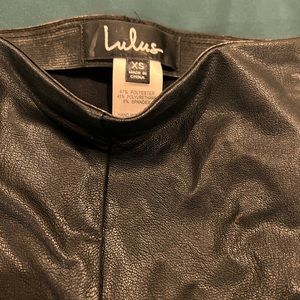 Lulus faux leather leggings